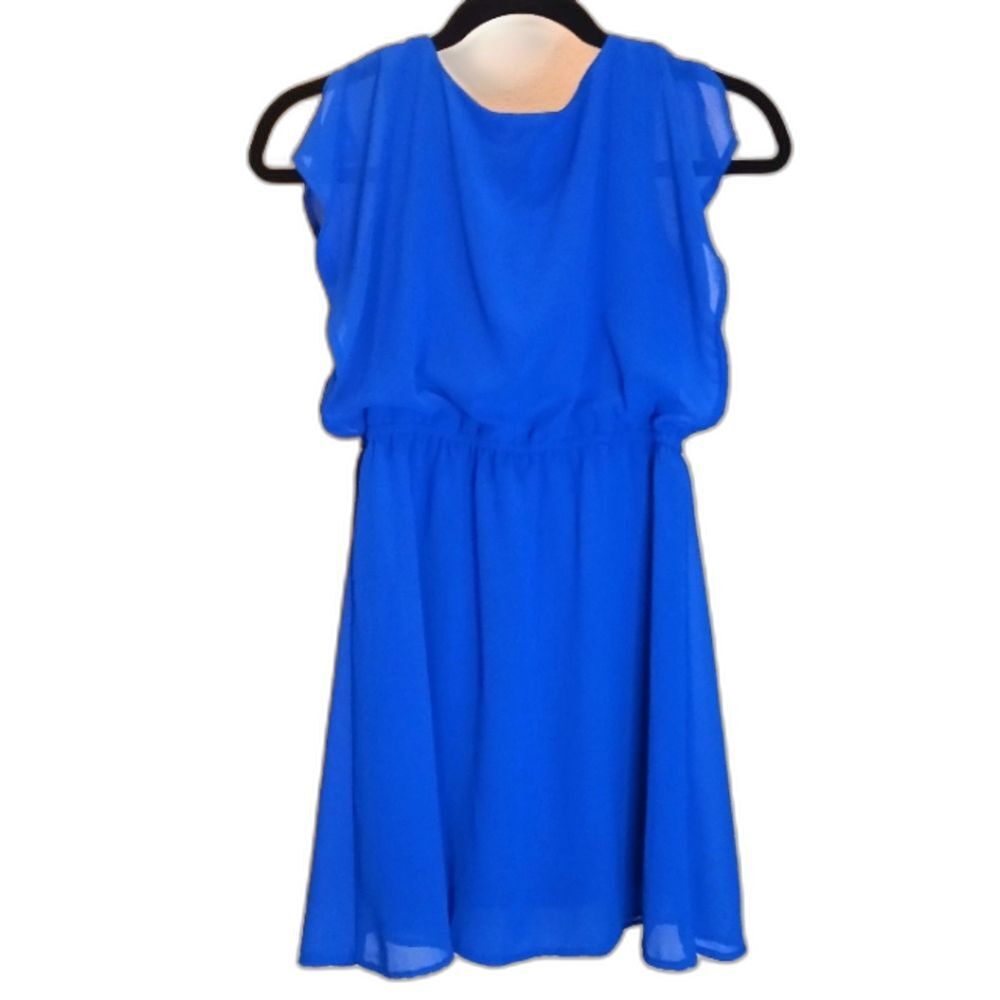 GB Girls Dressy Dress lined with Elastic Waist Summer Cool and Flowy. Size L
